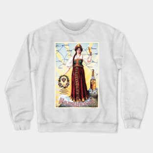 KALINKINSKOE BEER c1903 Vintage Russian Soviet Beverage Advertisement Crewneck Sweatshirt